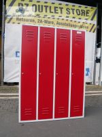SSI Schäfer Kleiderspind Umkleideschrank Metall 4 Abteile rot Nordrhein-Westfalen - Burbach Vorschau