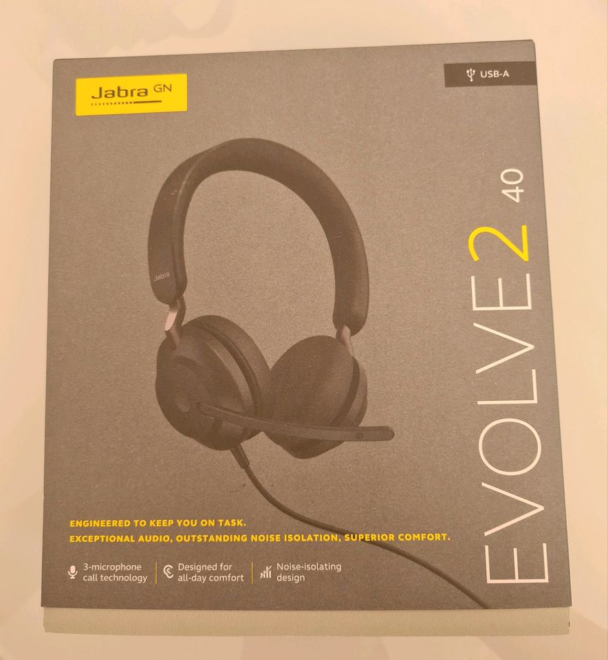 Jabra Evolve2 40 Headset Neu & OVP in Hofheim am Taunus