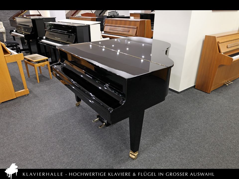 Grotrian-Steinweg Flügel, Modell G162, schwarz poliert ★ Bj.1977 in Altenberge