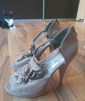 Elegante Stilettos beige Velourleder Häfen - Bremerhaven Vorschau