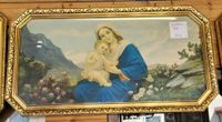 034122MSK Christliches Bild Maria mit Jesuskind Bayern - Augsburg Vorschau