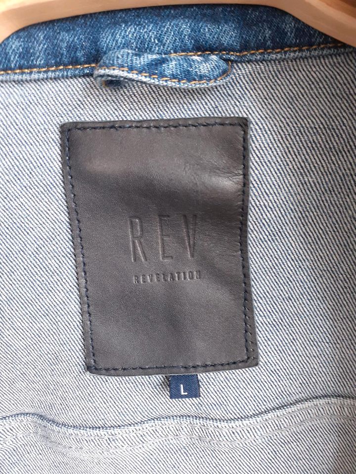 Jeansjacke Herren REV Gr. L in Heringen (Werra)