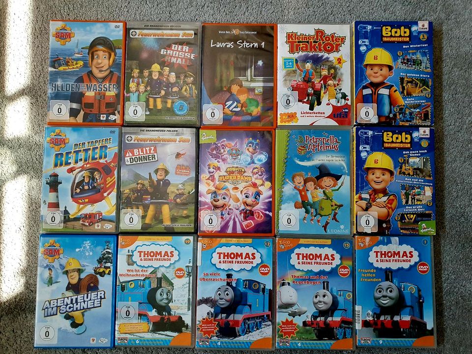 verschiedene Kinder DVDs günstig abzugeben in Seddiner See