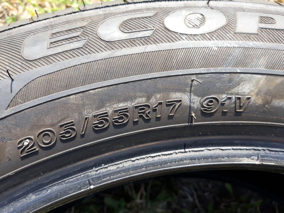 4x NEUW. 205/55R17 91V Bridgestone Sommerreifen inklu Montage! in Wolfsburg