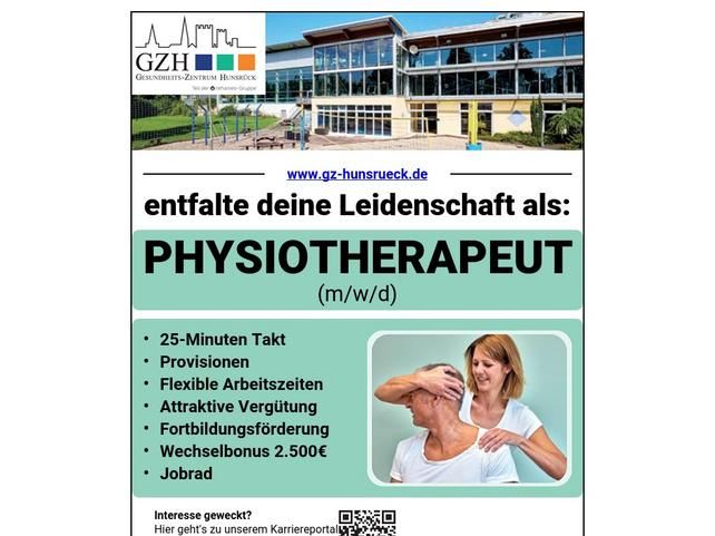 Physiotherapeut (m/w/d)/Simmern/Hunsrück in Schönborn (Hunsrück)