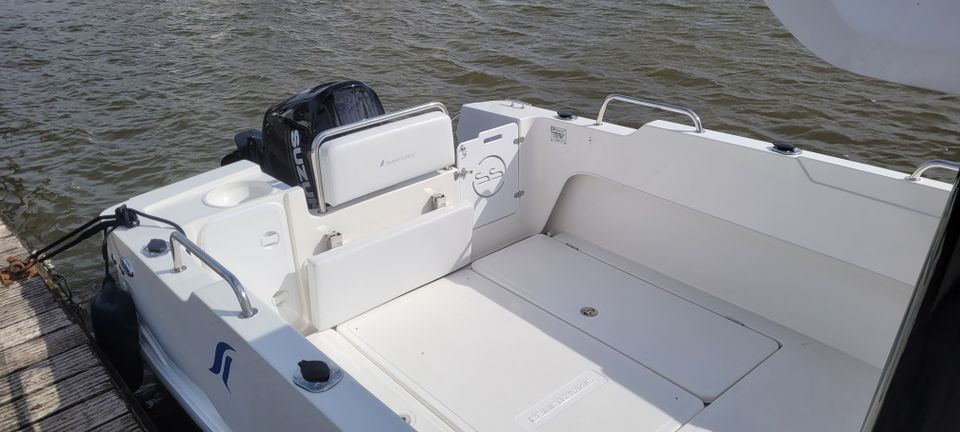 Neuwertig: Smartliner Fisher22 mit Suzuki 140PS + Harbeck Trailer in Hamburg