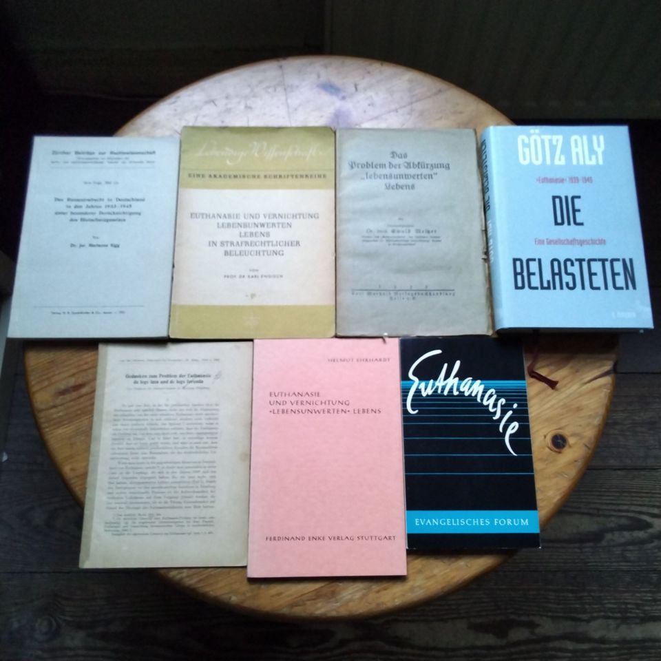 7x Bücher Euthanasie Rasserecht 1933-1945 "lebensunwertes" Leben in Kiel