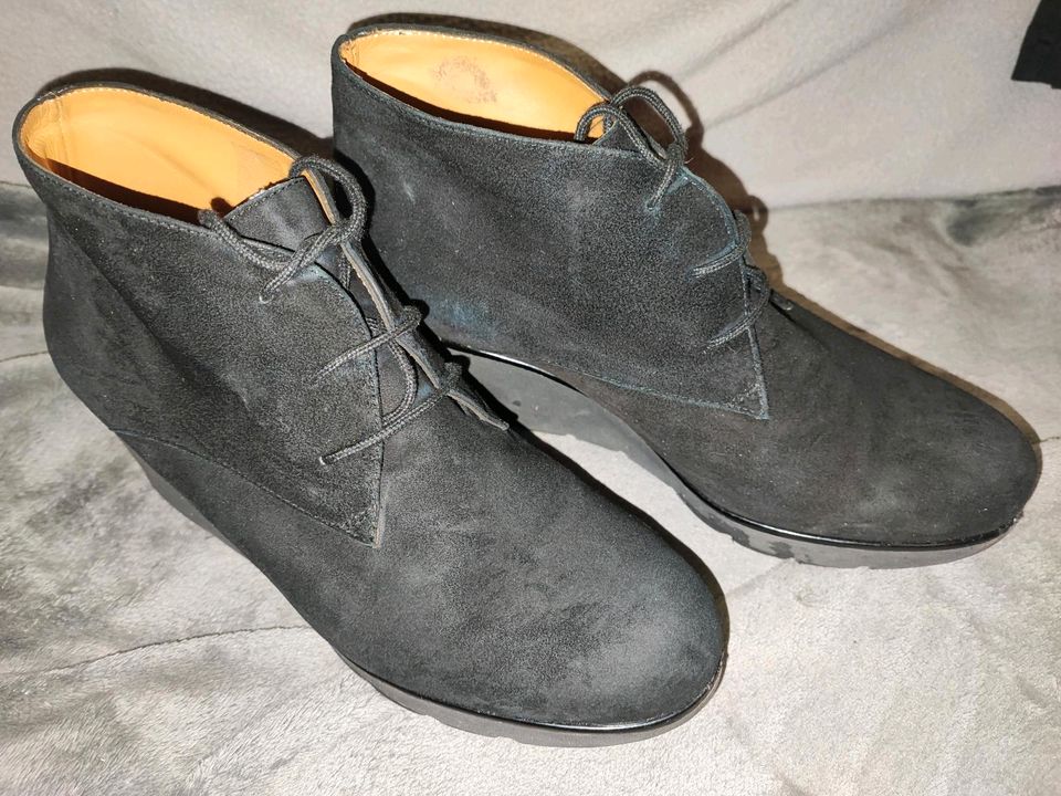 ❗❗Semler Stiefeletten Damen Größe 39 schwarz  ❗❗ in Meerbusch