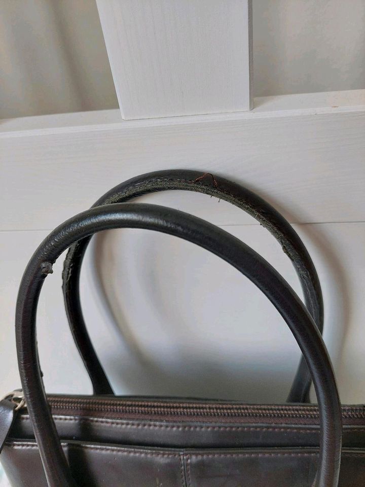 Handtasche Tasche Dunkelbraun Bruder Accessoires Made in Italy in München