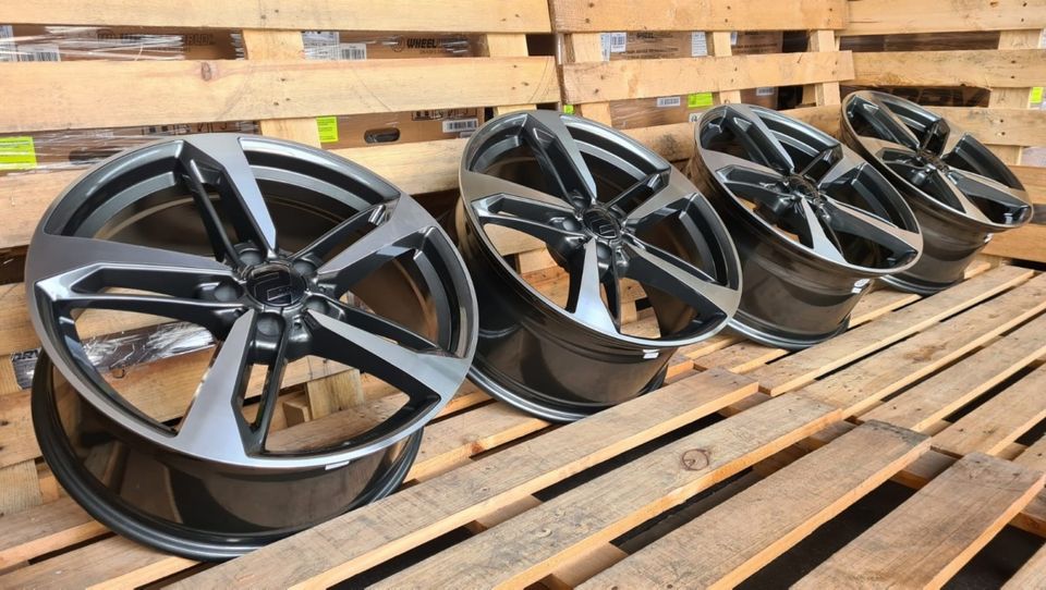 18 Zoll 2DRV DS1 Wheelworld 5x112 Felgen Grau Poliert Audi A3 8V 8P 8V 8Y e-tron S3 Limousine Sportback S Line A4 S4 8E B6 B7 B8 8K  A6 4F TT 8J 8S  Ford Galaxy WGR Tourneo Transit Connect SK MG4 in Rodgau