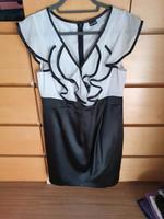 Schickes schwarz/hellgraues Kleid Gr.40 Hessen - Schöffengrund Vorschau
