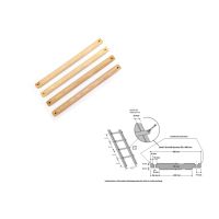 4 Leitersprossen 35x500 mm Buche natur astfrei Niedersachsen - Langenhagen Vorschau