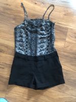 H&M Damen Overall Shorts Jumpsuit 34 Leo Look Blogger Chiffon Nordrhein-Westfalen - Lohmar Vorschau