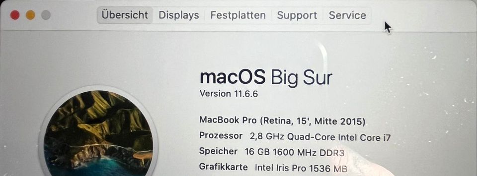 MacBook Pro 15 - 2,8 GHz - 1TB SSD (2015) in Berlin