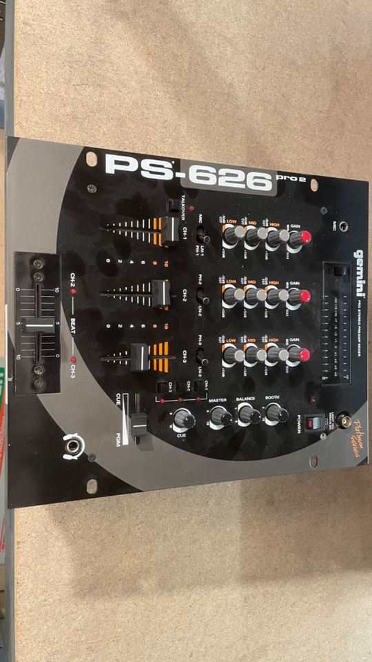 Gemini PS 626 pro2 Audio DJ Mischpult in Mülheim (Ruhr)