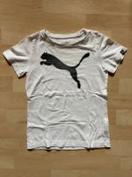 PUMA T-Shirt 128 Oberteil weiß Puma-Logo Sommer Mädchen Bayern - Jetzendorf Vorschau