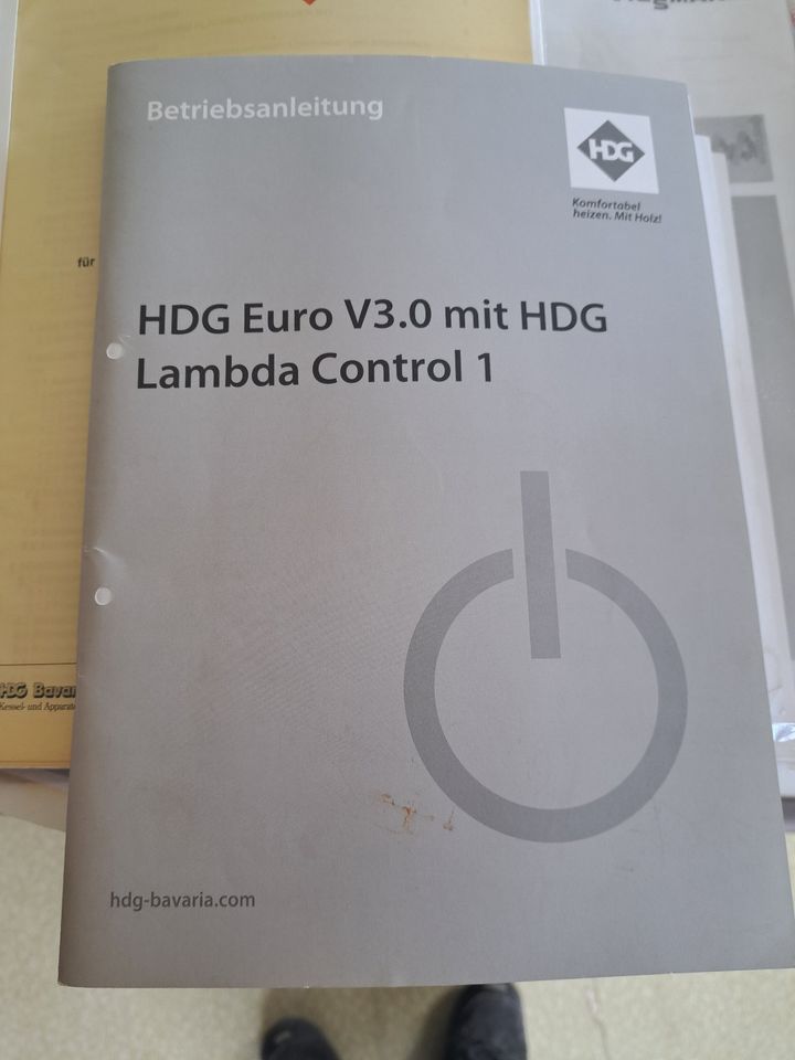 Feststoffbrennkessel HDG Euro V3.0 mit HDG Lambda Control 1 in Ulm