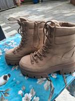 Damen Stiefel Plateau SCHNÜRBOOTS Gr.42 NEU von Catwalk in Beige Düsseldorf - Eller Vorschau