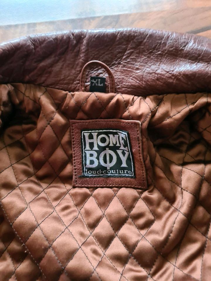 Lederjacke Home Boy Herrenjacke Vintage, 90-er Jahre Gr XL in Aalen