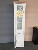 ✅Bad-Hochschrank Jasmin, B/H/T: ca. 48/190/43 cm, Korpus/Front: Pinie hell-Nachbildung, Akzente: Artisan Eiche-Nachbildung / Bad / Mega Möbel Weiden Bayern - Weiden (Oberpfalz) Vorschau