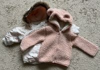 Baby Jacke,rosa/weiß, warm gefü.74,+Teddyjäckchen  m.Kapuze 80 Nordrhein-Westfalen - Rheda-Wiedenbrück Vorschau