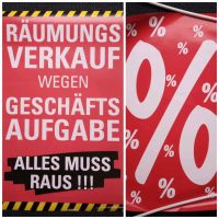 Plakate ca.Din A1 Räumungsverkauf und Prozente Nordrhein-Westfalen - Hörstel Vorschau