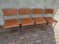 4 Stück Stühle stabile Metallstühle mit Kunstlederbezug Brandenburg - Plessa Vorschau