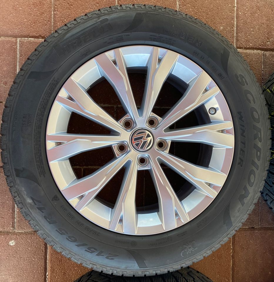 4 Alu 17“ Winterräder VW Tiguan 215/65 R17 99 H M&S in Wüstenrot