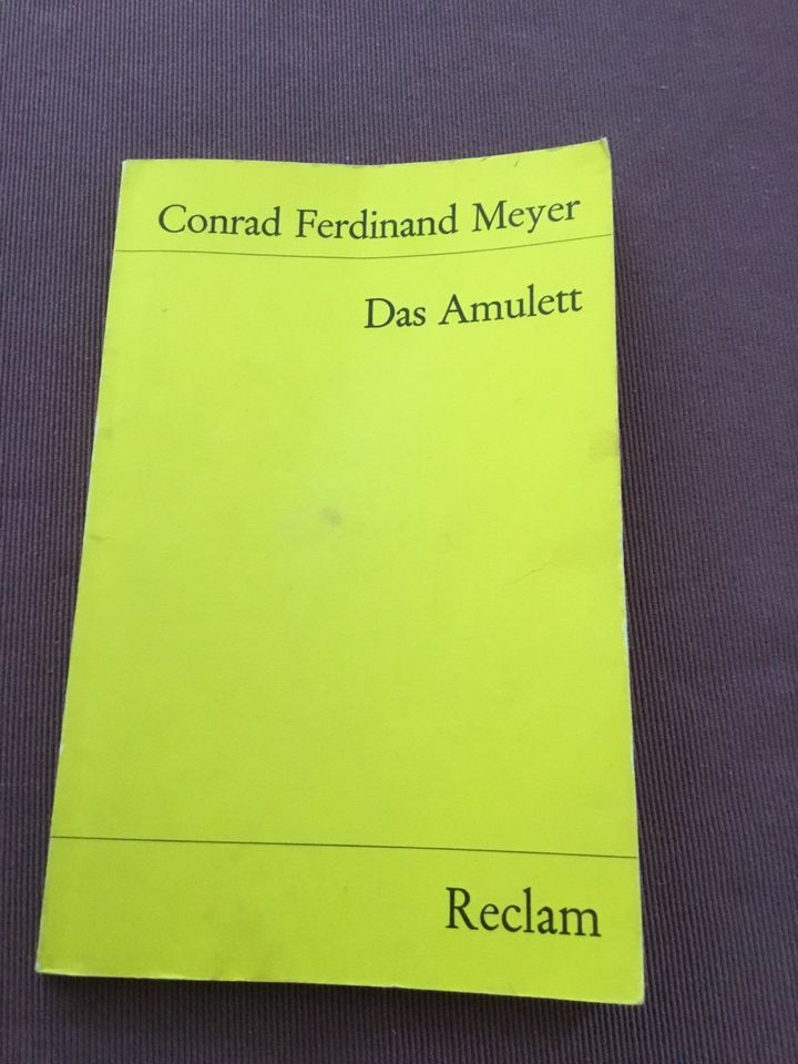 Das Amulett - Conrad Ferdinand Meyer - Reclam in Knittlingen