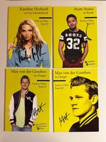"Fack ju Göthe"-Schauspieler: 4 handsignierte Autogrammkarten München - Trudering-Riem Vorschau