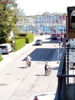 Ostsee Ferienwohnung Travemünde, Balkon mit Blick zum Wasser Lübeck - Travemünde Vorschau