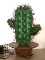 Kaktus Fiberglas Lampe 37cm Tischleuchte Partylampe Farbwechsler Saarland - Heusweiler Vorschau