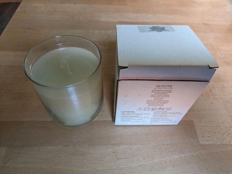 PartyLite Scented Candle Rarität, Gurke Ingwer Minze in Eimsheim