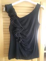Oberteil / Top "Latina" schwarz mit Volants, Gr. S/M Baden-Württemberg - Heilbronn Vorschau