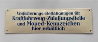 Emaille Schild Vintage 70er Moped Versicheung KFZ Nordrhein-Westfalen - Pulheim Vorschau