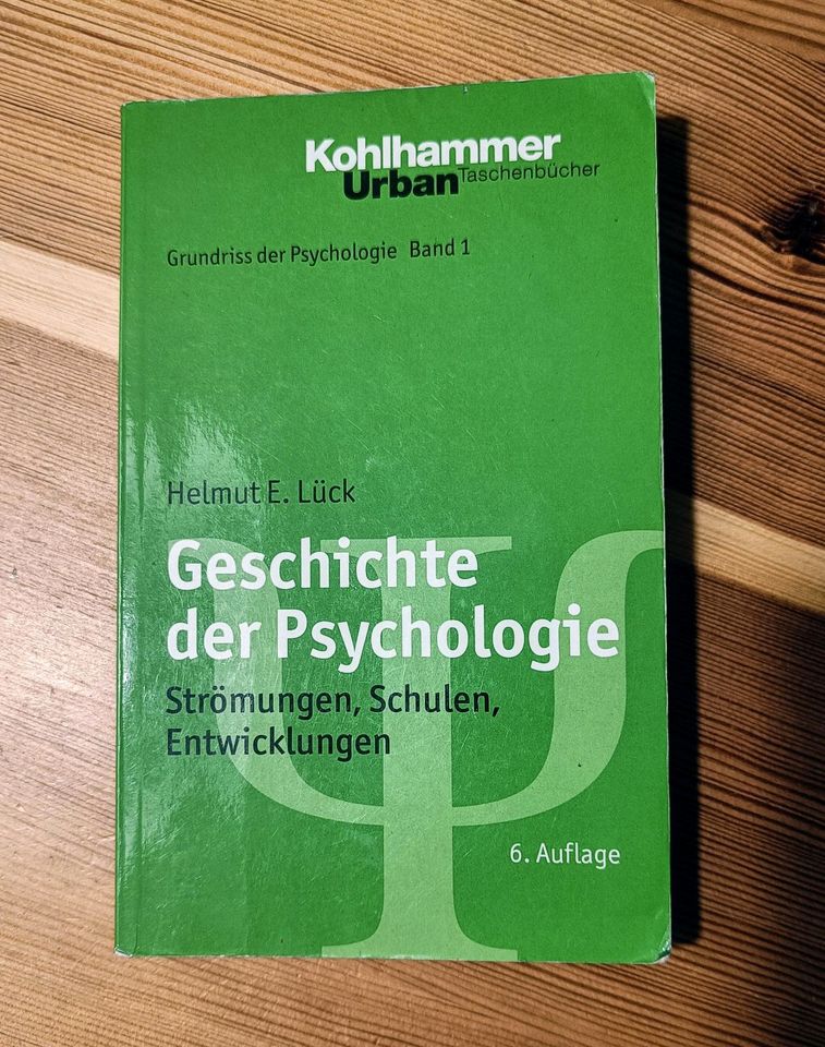 Geschichte der Psychologie, 6. Auflage 2013 in Priesendorf