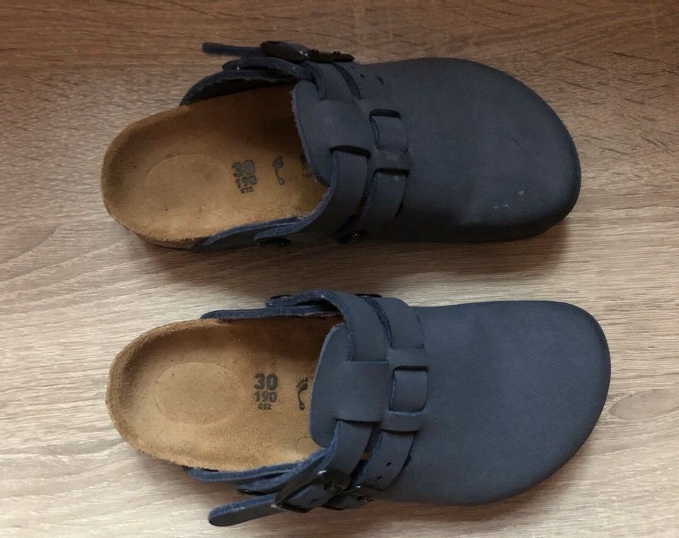 Birkenstock Bosten Hausschuhe / Clogs wie neu schmal 30 Leder in Solingen