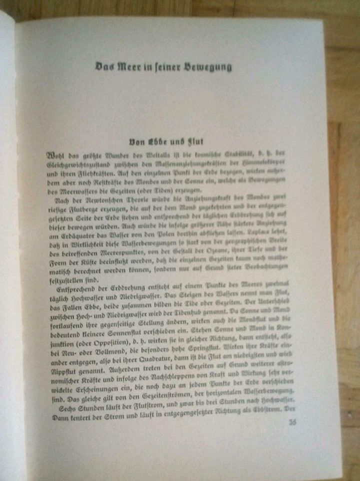 Buch Volk und Seefahrt 1941 in Heidenheim an der Brenz