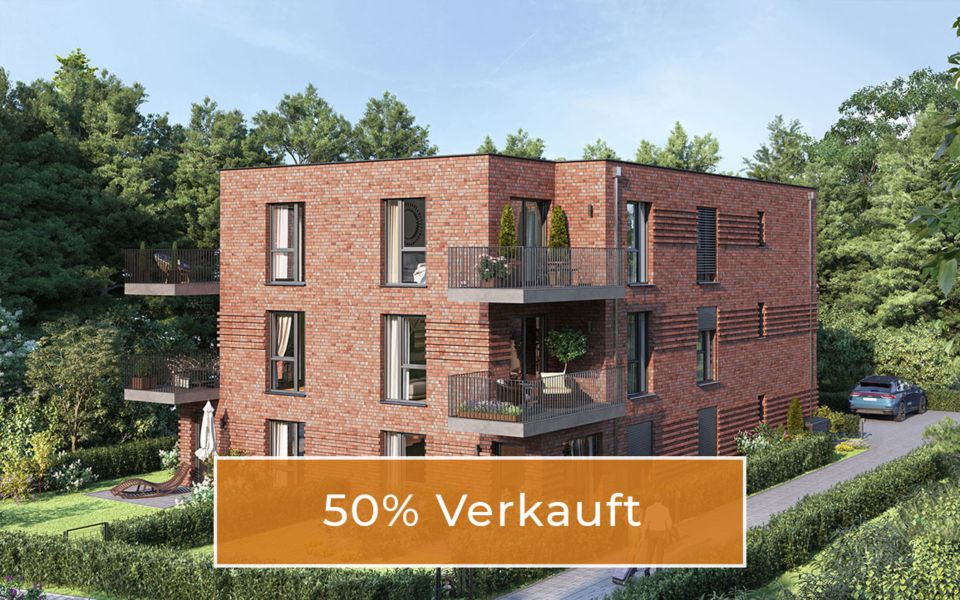 3-Zimmer-Staffelgeschoss-Wohnung mit großzügigem Südwest-Balkon, Tageslichtbad und Gäste-WC! in Hamburg