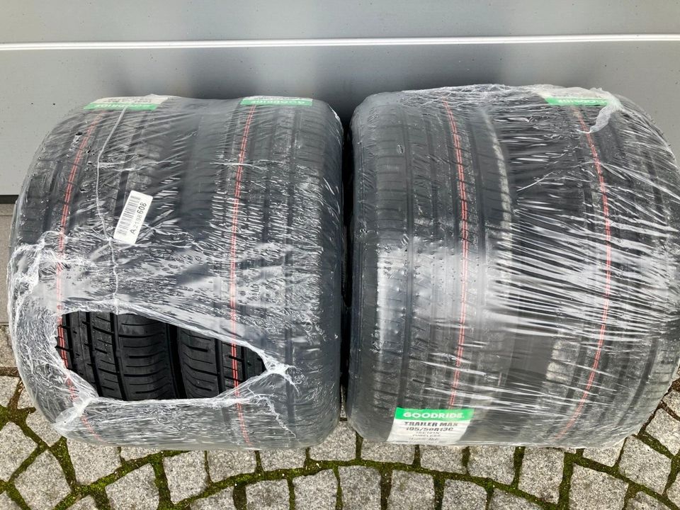 4 Stück 185/60 R12C 104/101N Goodride Sommerreifen Anhängerreifen in Augsburg