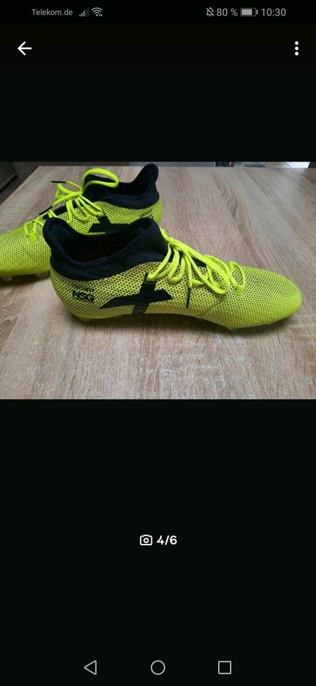 Neu Adidas Fußballschuhe X 17.2 FG UK11 NSG Techfit kein Nike in Oberzissen