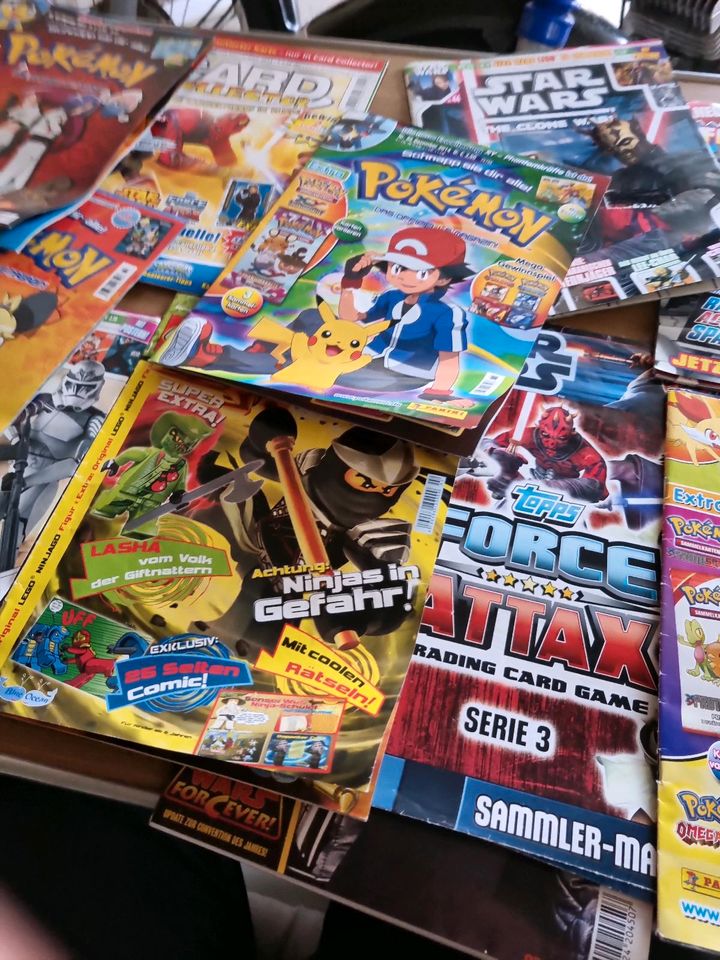 Alte Starwars/ Pokemon/ Lego Zeitschriften als Sammelbestellung in Altenburg