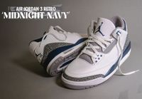 NIKE Air Jordan 3 „Midnight Navy“ NEU EU45 US11 Weiß Blau Hannover - Linden-Limmer Vorschau