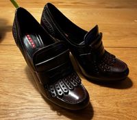 PRADA Pumps High Heels  Kilt Tie Leather Leder Gummisohle NEU Bayern - Neutraubling Vorschau