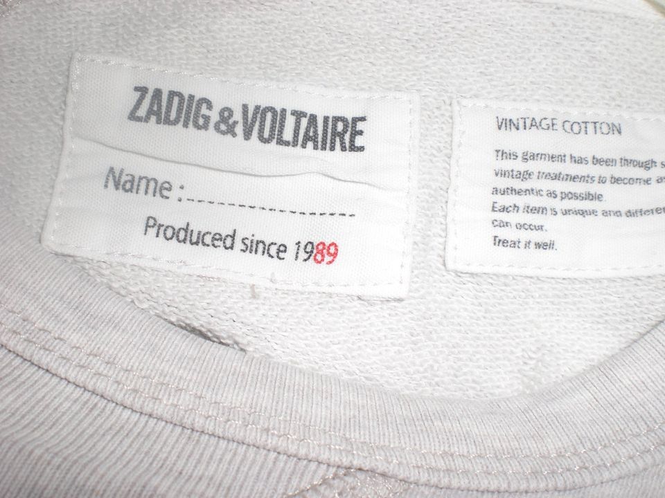 Zadig & Voltaire Sweatshirt gr.12 J /152 in Frankfurt am Main