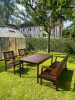 Garden Pro Massivholz GartenSet mit Tisch Stühle und Bank Nordrhein-Westfalen - Recklinghausen Vorschau