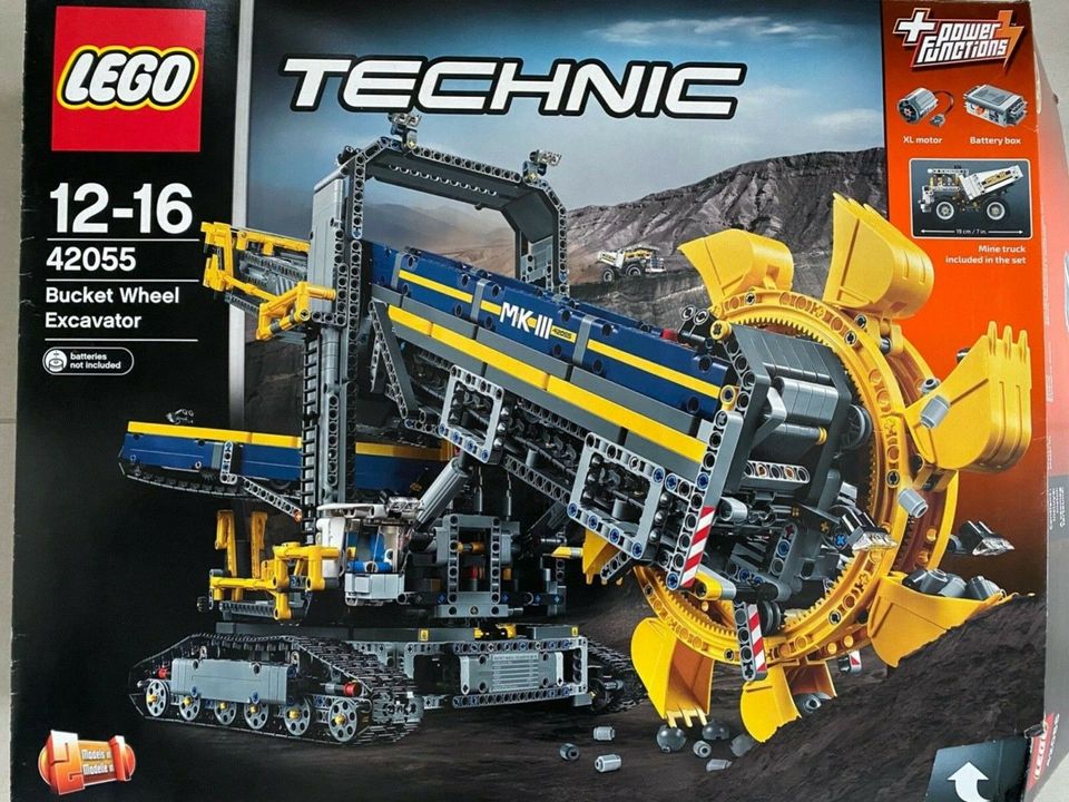 LEGO TECHNIC Schaufelradbagger 42055 mit Anleitung + Karton in - Fredersdorf-Vogelsdorf | Lego & Duplo günstig kaufen, gebraucht oder | eBay Kleinanzeigen ist jetzt Kleinanzeigen
