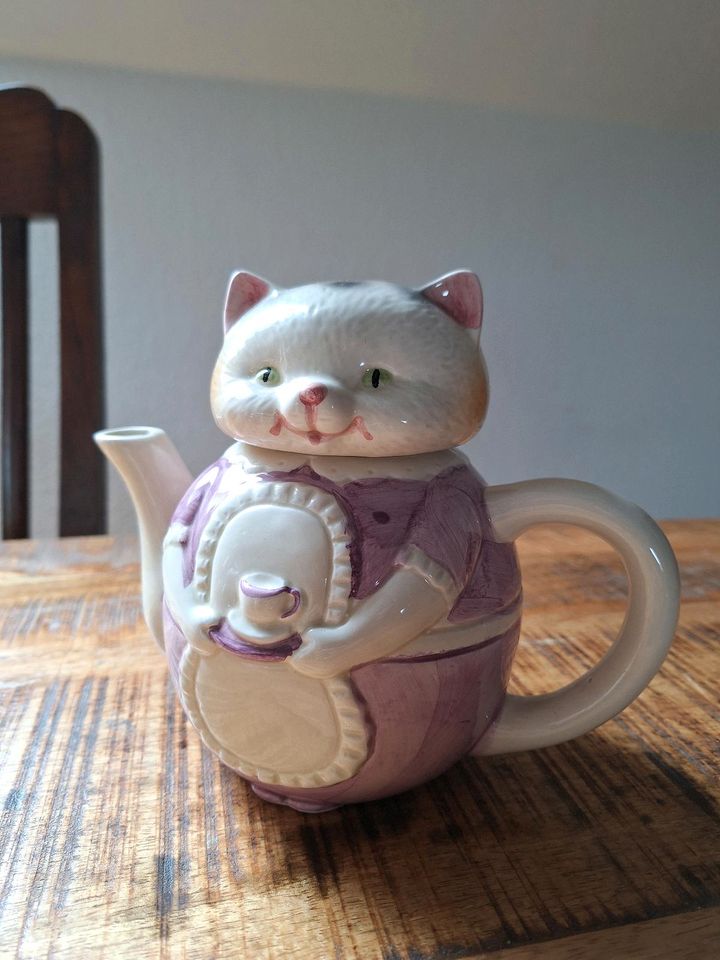 Vintage Motiv Teekanne Kaffee Katze Eule Schwein Albert E. Price in Wolfenbüttel