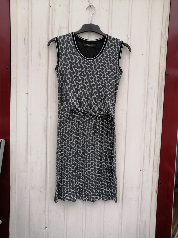WEEKEND Max Mara Damen Kleid Sommerkleid 38 M schwarz-weiß in Durbach