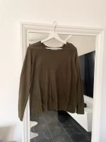 Zara Knit Langarm Oberteil Shirt Top Khaki Olivgrün S 36 Hessen - Burghaun Vorschau